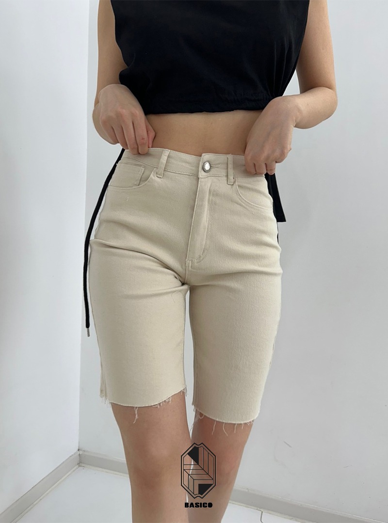 spandex four-length tight pants